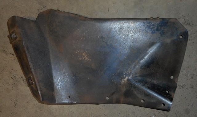 WHEEL WELL SPLASH SHIELD ,RIGHT USED 65 GTO LEMANS