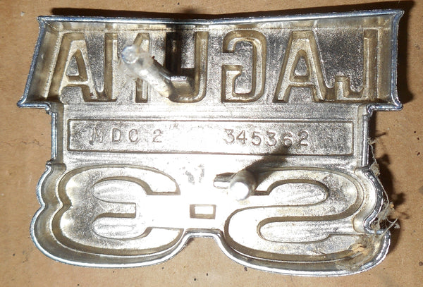 FRONT GRILL EMBLEM, NEW, GM, 74 S3 LAGUNA
