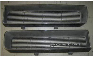FRONT GRILLS ,PAIR USED, 65 GTO LEMANS