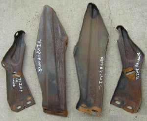 FRONT BUMPER BRACKET SET ,USED 71 IMPALA CAPRICE