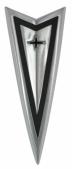 HEADER PANEL EMBLEM, NEW, ARROWHEAD 65 GTO
