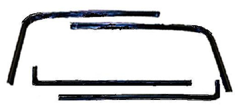 REAR WINDOW MOLDING SET, USED, 2 DOOR, 66-67 A-BODY