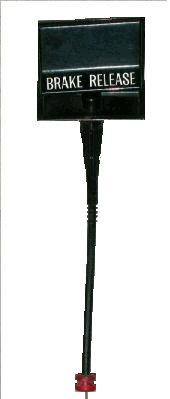 BRAKE RELEASE HANDLE, USED, 70-81 TRANS AM