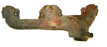 EXHAUST MANIFOLD, LH, V8, 69-72 GTO, 70-2 FB, CAST# 480602, USED, EXC.RA