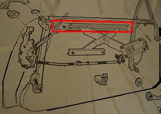 DOOR GLASS LOWER SASH ,LEFT USED, 66-67 CHEVELLE