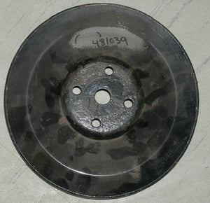 FAN PULLEY, V8, NO AC, 2 GROOVE, 8X, 2-5/8", USED