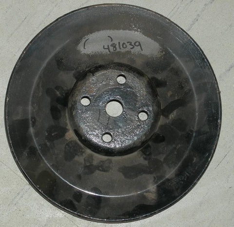 FAN PULLEY, V8, NO AC, 2 GROOVE, 8X, 2-5/8", USED