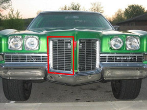 FRONT GRILL, RH, 71 CATALINA, USED