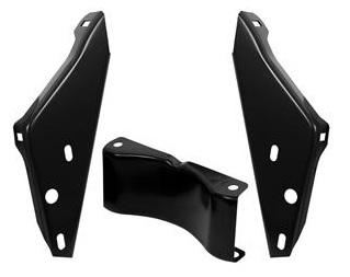 REAR BUMPER BRACKET SET, NEW 66 GTO LEMANS