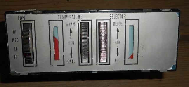 HEATER CONTROL PANEL ,NO AC USED 68 SKYLARK GS