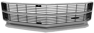 FRONT GRILLE ,NEW, NO CHROME, BLACK, 71 CHEVELLE SS