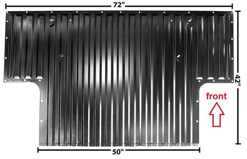 BED FLOOR ,FRONT 67-72 GM TRUCK SHORT BED