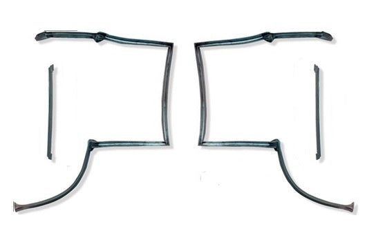 T-TOP WEATHERSTRIP KIT, 4 PCS, NEW, 82-92 FIREBIRD TA CAMARO