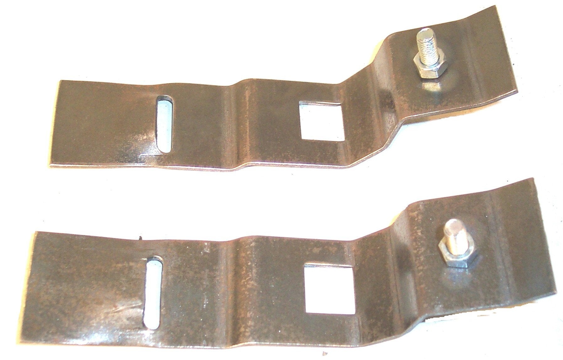 FOLDDOWN REAR SEAT BRACKETS, NEW, PAIR, 67-69 FIREBIRD CAMARO