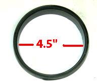 DASH GAUGE BEZEL, 4.5" DIA CIRCLE, USED, 70-81 TA FIREBIRD