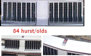 FRONT GRILLS, 84 HURST/OLDS, USED, PAIR