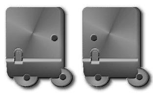 ENGINE FRAME MOUNTS, 400-455, 68-72 SK, 76-87 REGAL, ALUMINUM, PR