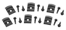ROCKER MOLDING CLIPS OR RETAINER KIT, 6 CLIPS, NEW