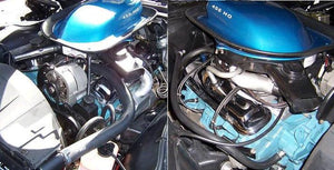 AIR CLEANER, 71-2 TA, USED, FOR SHAKER HOOD, DUAL SNORKEL