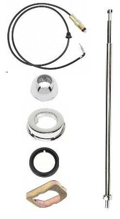 ANTENNA ASSEMBLY, FRONT, AM, TELE, NEW, 67-68 CAMARO FIREBIRD