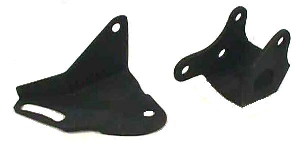 POWER STEERING PUMP BRACKETS, 348 409, 60-5 IM, CRADLE & ADJUSTOR, PAIR, REPRO
