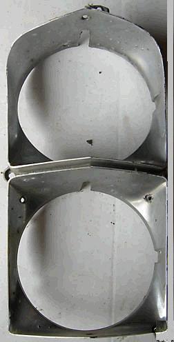 HEADLIGHT BEZEL, 67 DVL FW, USED