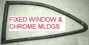 QUARTER GLASS SEAL, RIGHT SIDE, USED