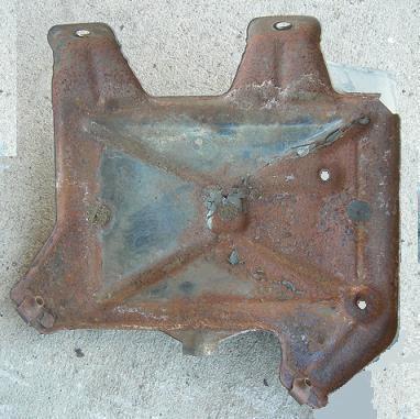 BATTERY TRAY, USED, 73 -76 CT BO GV