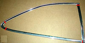 QUARTER GLASS MOLDINGS, RH, 75-9 NV X-BODY, 4 PCS, ALUMINUM, FIXED WINDOW, USED