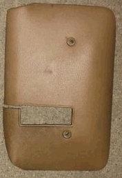 SHOULDER BELT COVER, LEFT USED 74-77 A-BODY,