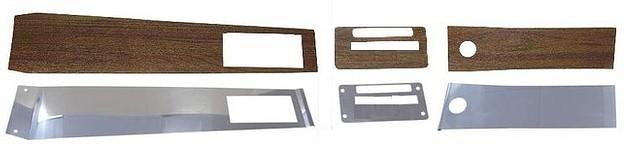 CONSOLE WOODGRAIN KIT, FOR 2 SPEED 67 LEMANS TEMPEST