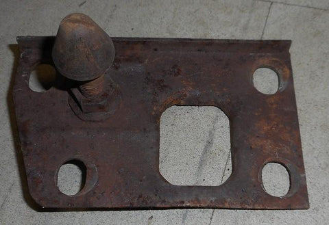 HOOD LATCH CATCH, ON HOOD, USED, 73-80 GM TRUCK