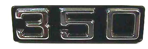 FENDER EMBLEM, "350" 70-5 CA, EA, REPRO