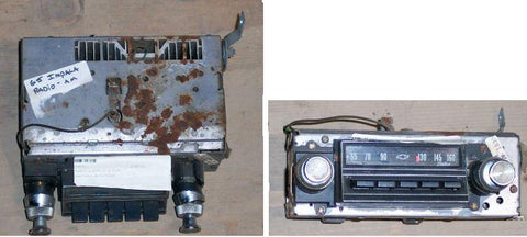 AM RADIO ,PUSH BUTTON ORIGINAL USED 65 IMPALA