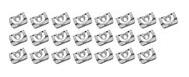 REAR WINDOW MOLDING MOUNTING CLIP SET, NEW, 22 PCS