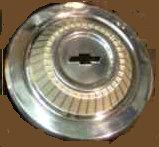 HUB CAPS, DOG DISH, 67 CHV, NEW, SET OF 4, REPRO