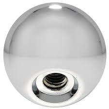 SHIFTER KNOB, CHROME, 5/16" HOLE, w/MUNCIE SHIFTER & CONSOLE, NEW