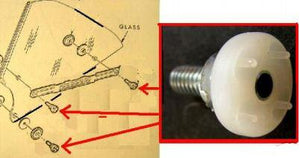 QUARTER WINDOW ROLLER, NEW 66-67 A-BODY, NOVA