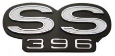 GRILLE EMBLEM , "SS396" NEW 66 CHEVELLE