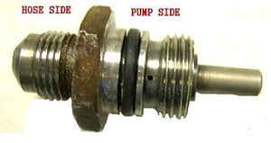 POWER STEERING PUMP FITTING, MALE PUMP TO HOSE, USED