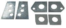 SUBFRAME MOUNTS REPAIR KIT, 67-81 F-BODY 68-79 X-BODY, PLATE TYPE, 6 PCS