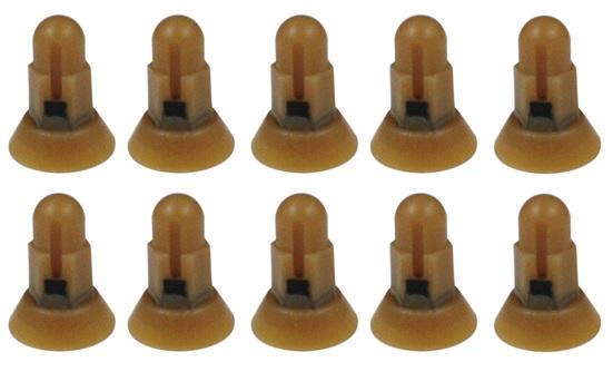 TAIL LIGHT MOUNTING NUTS, PLASTIC ACORN SET OF 8, REPRO
