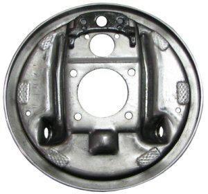 REAR BRAKE BACKING PLATE, LEFT, NEW, 64-75 CHEVY, 70-75 TA