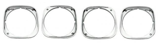 HEADLIGHT BEZELS ,4PC SET 69 70 GRAND PRIX