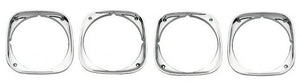 HEADLIGHT BEZELS ,4PC SET 69 70 GRAND PRIX