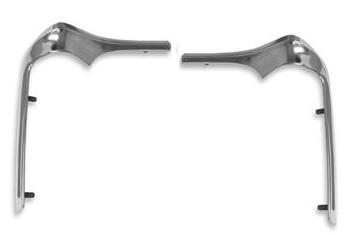 FENDER EYEBROW MOLDINGS, NEW, PAIR, 69-72 NOVA