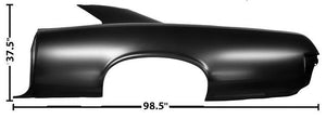 QUARTER PANEL ,LEFT,OE TYPE,COUP 67 GTO