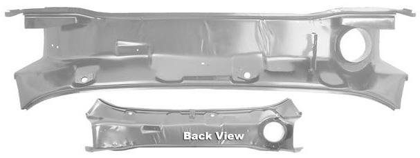 COWL VENT PANEL, UNDER COWL GRILLE, NEW, 66-67 NOVA