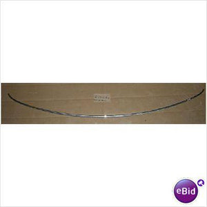 REAR OF HOOD MOLDING, 76-77 GP, STAINLESS, USED