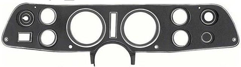 DASH GAUGES BEZEL ,BLACK, NEW 70-72 CAMARO